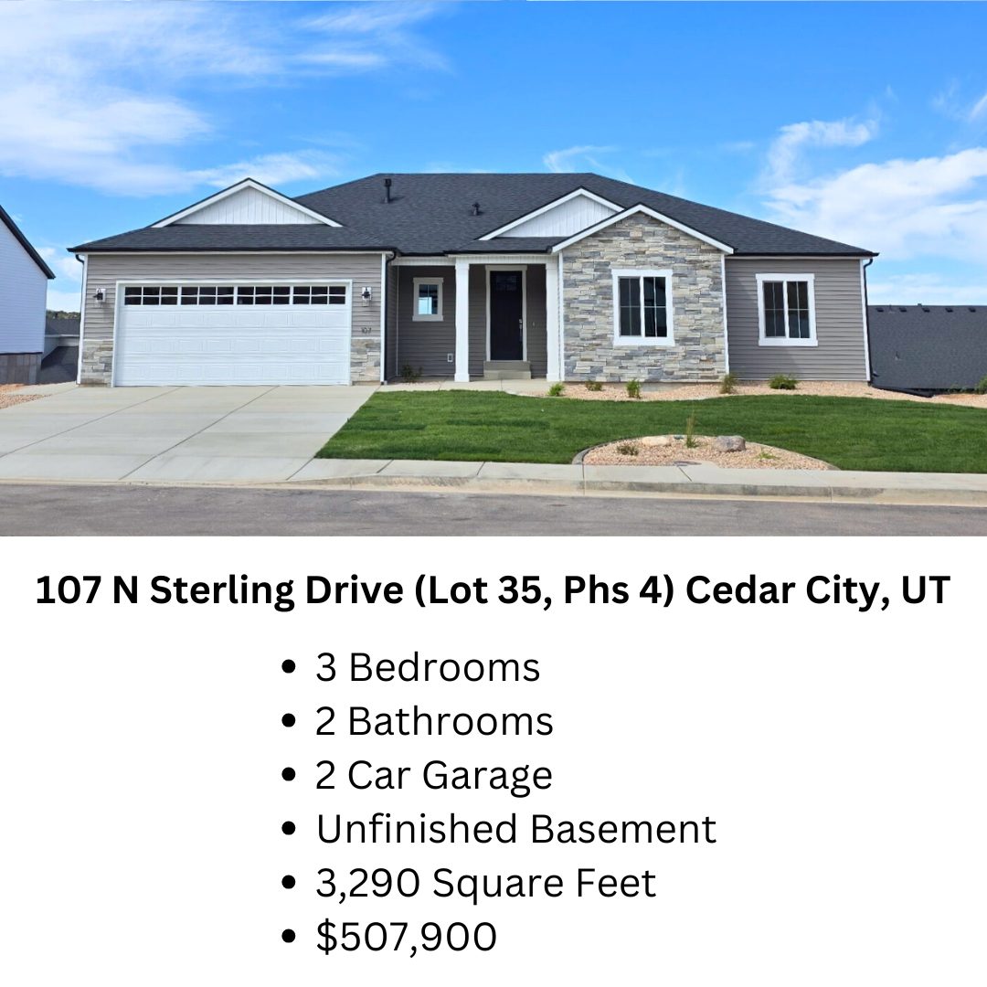 Cedar City Home For Sale