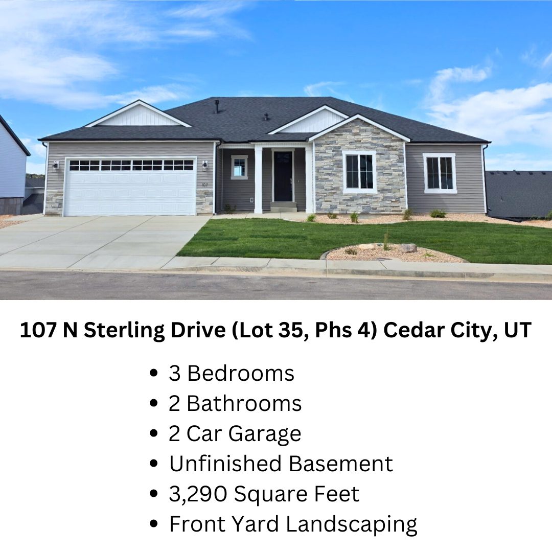 Cedar City Home For Sale